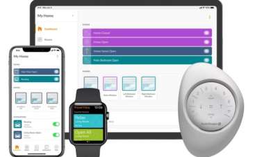 Hunter Douglas Powerview schedules on mobile devices